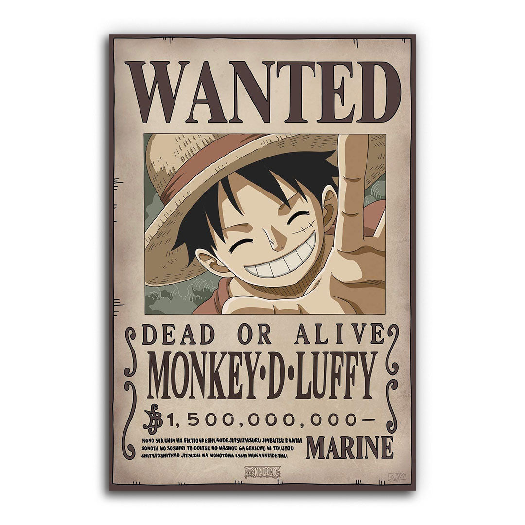 5.5 '' One Piece Cartoon Anime Auto Aufkleber Monkey D. Luffy